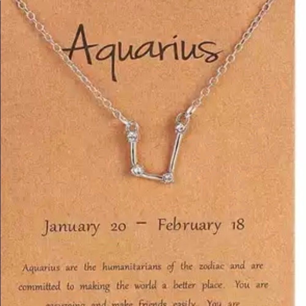AQUARIUS CONSTELLATION NECKLACE‎